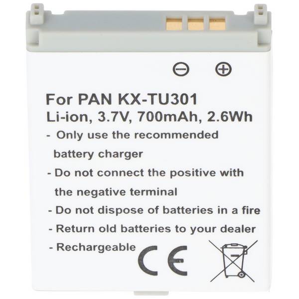 CGA-LB102, KX-TU301, KX-TU321, KX-TU325, KX-TU328, pile de réplique de AccuCell