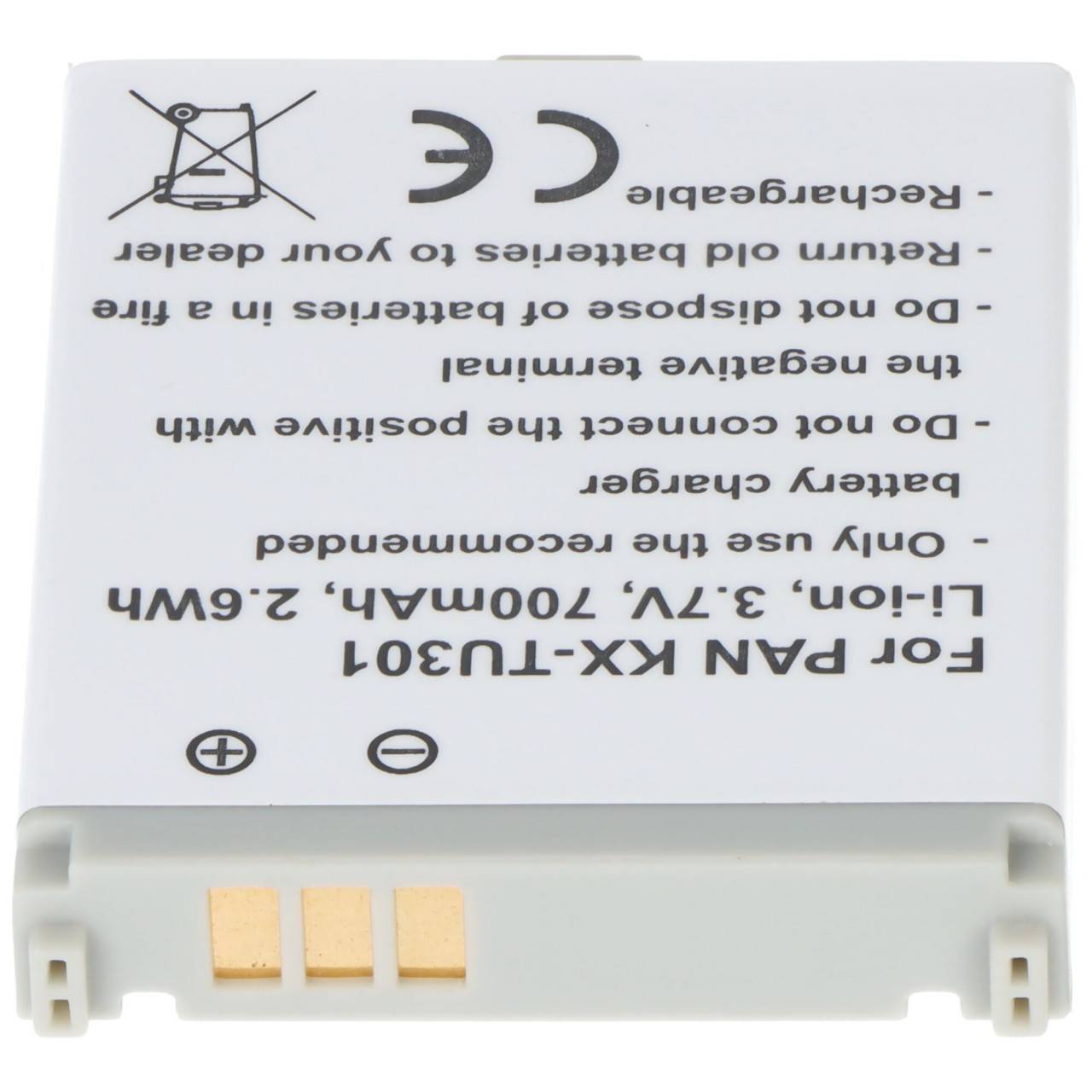 CGA-LB102, KX-TU301, KX-TU321, KX-TU325, KX-TU328, pile de réplique de AccuCell-3