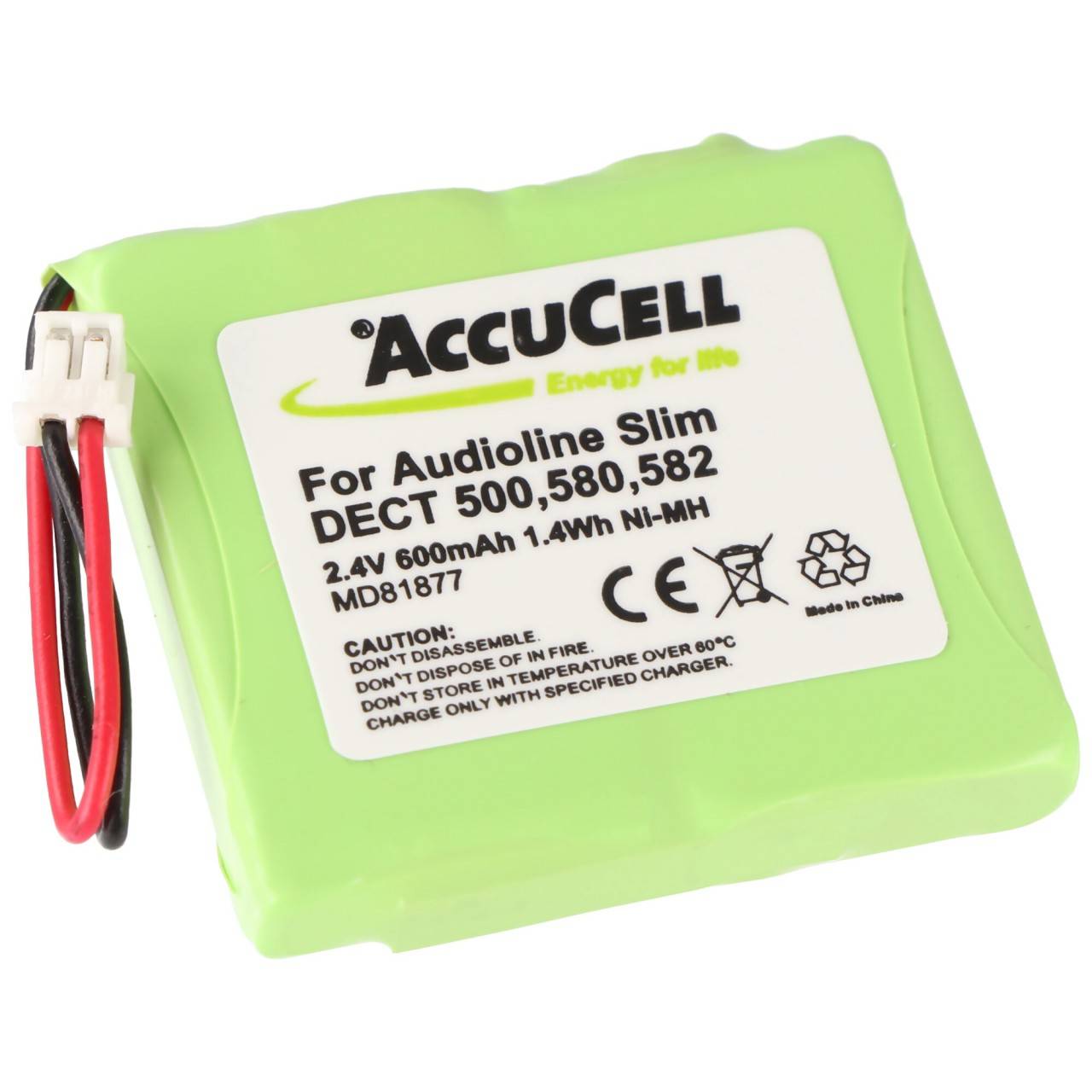 Batterie adaptable sur Medion MD81877, Audioline Slim 500, S63006-0