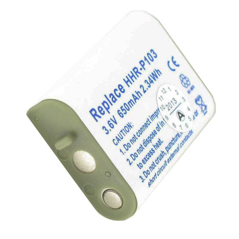 Batterie AccuCell compatible avec Panasonic HHR-P103, GP T357, NT70AAAH X3-2