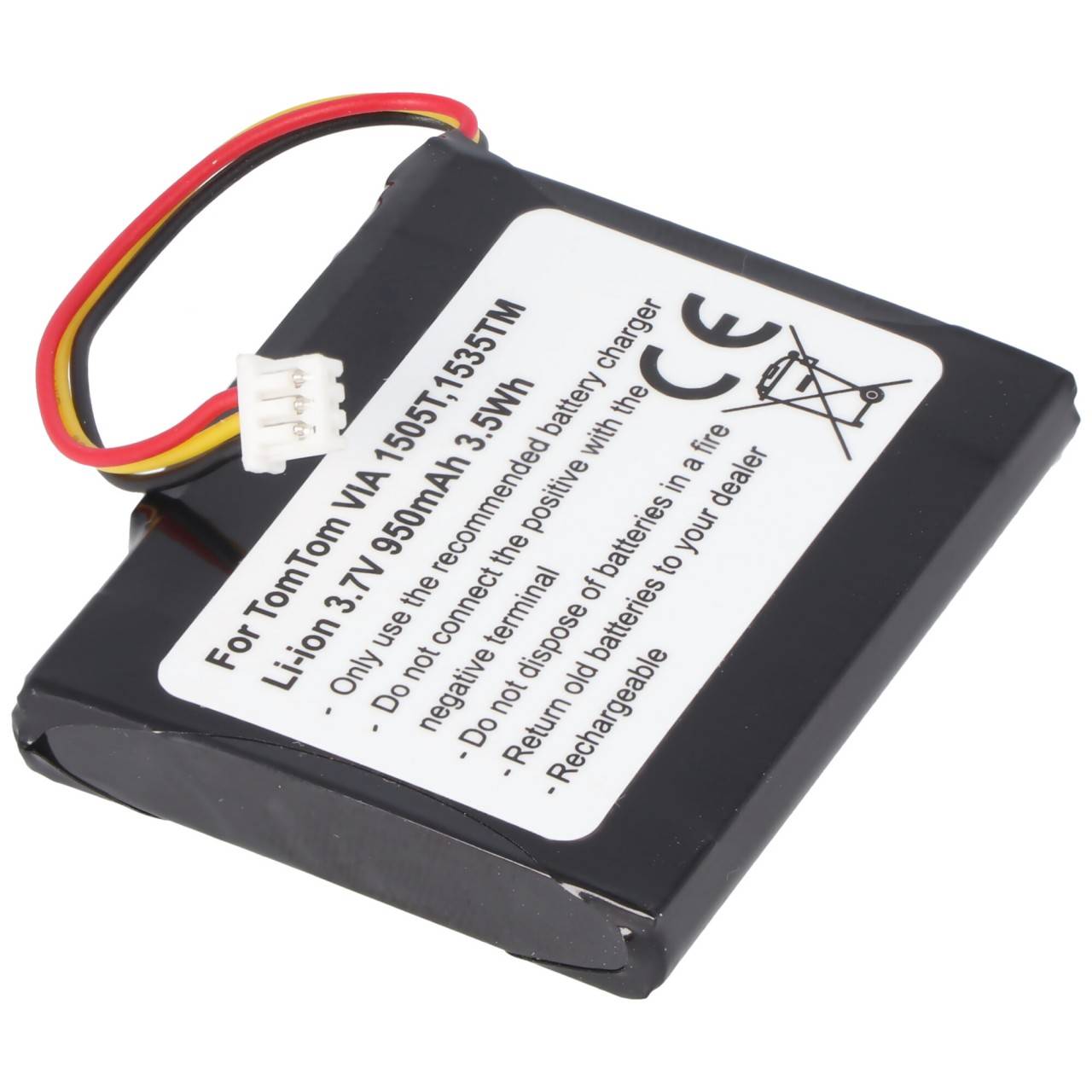 TomTom VIA 1505T, 1335TM batterie réplique de AccuCell-0