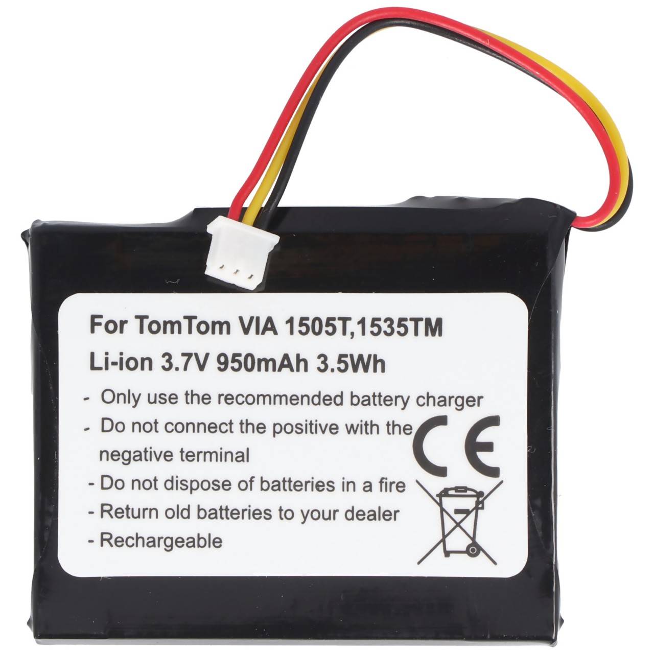 TomTom VIA 1505T, 1335TM batterie réplique de AccuCell-2