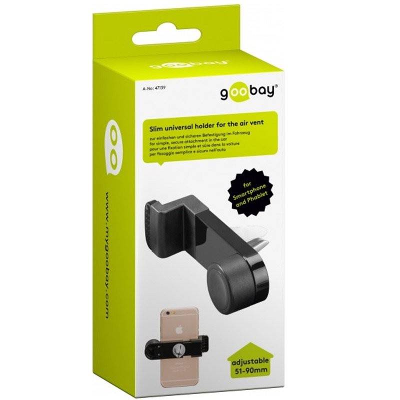 Support universel Slim pour téléphone portable pour la gaine de ventilation-0