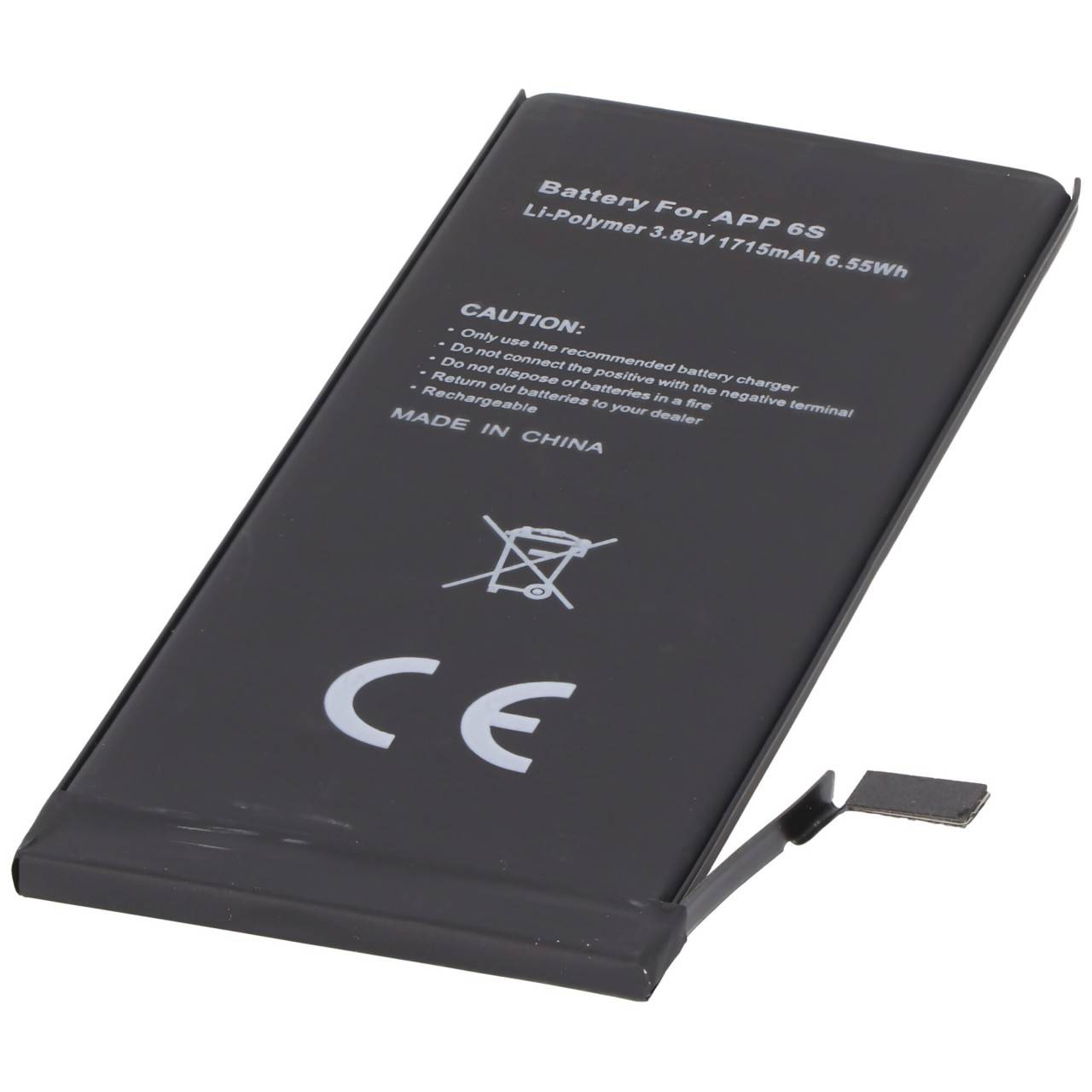 AccuCell batterie adaptée pour Apple iPhone 6S batterie 616-00033, 616-00036, capacité 1715mAh-0