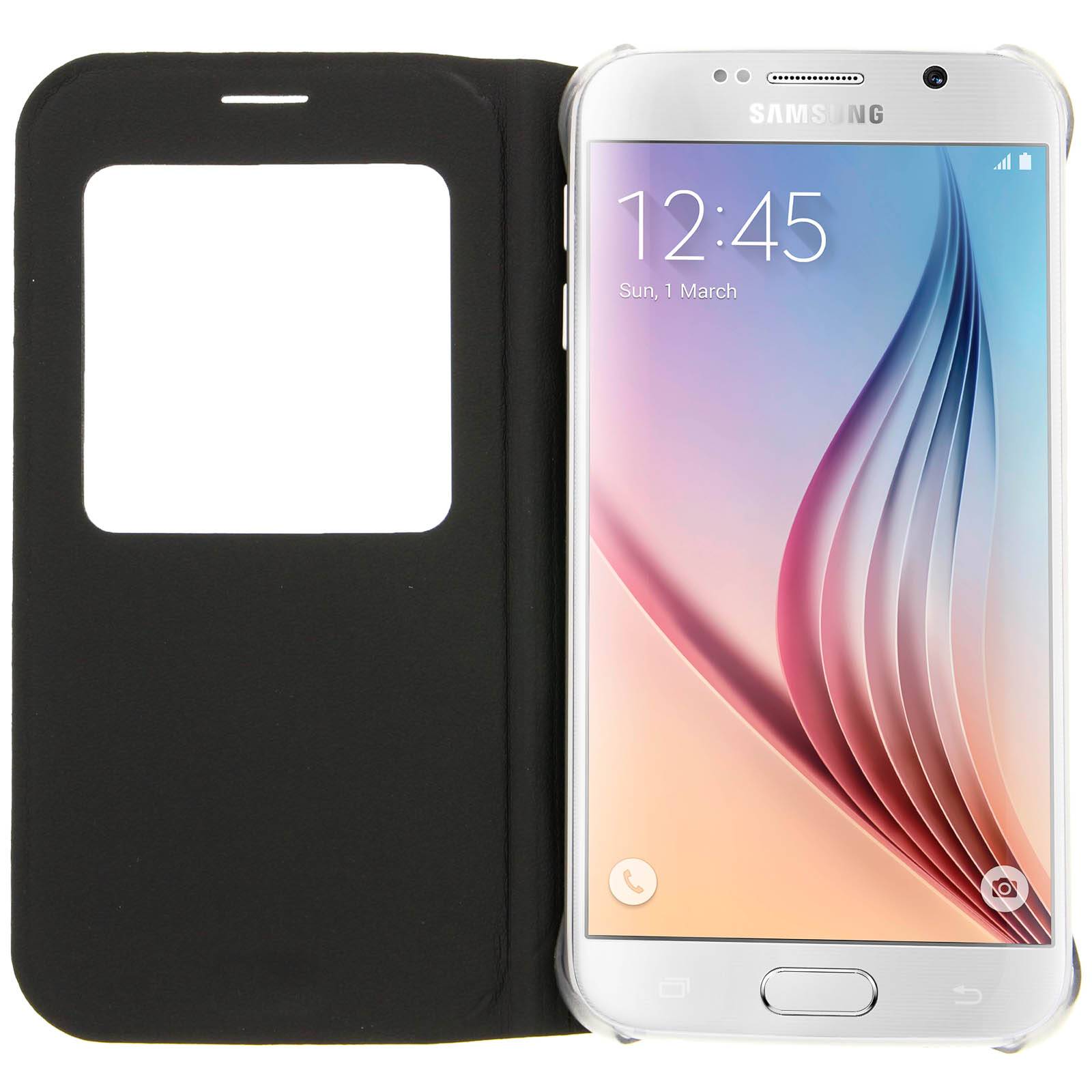 Étui Clapet Fenêtre pour Samsung Galaxy S6 - Housse-2