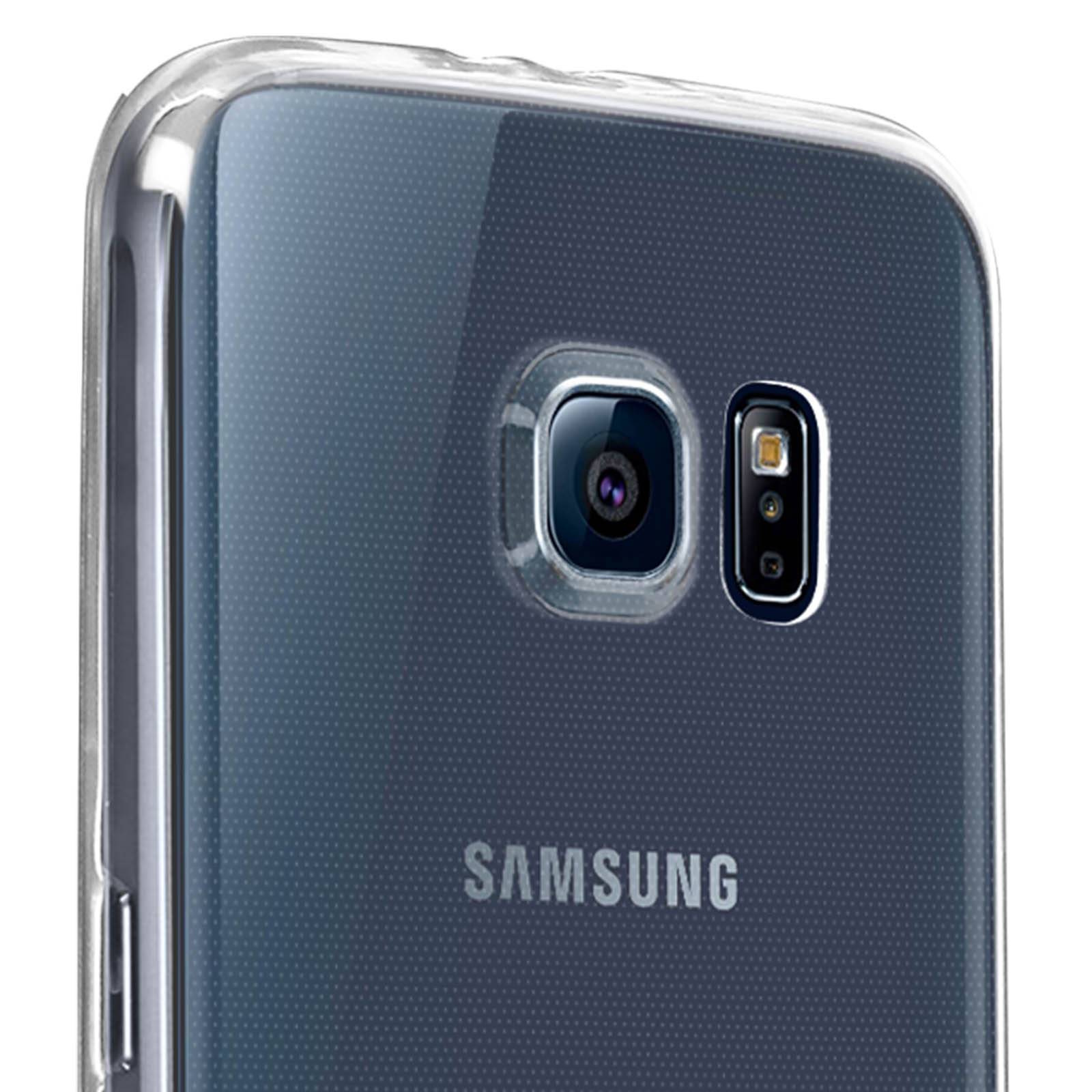 Coque Arrière + Film Verre Trempé Samsung Galaxy S6-4