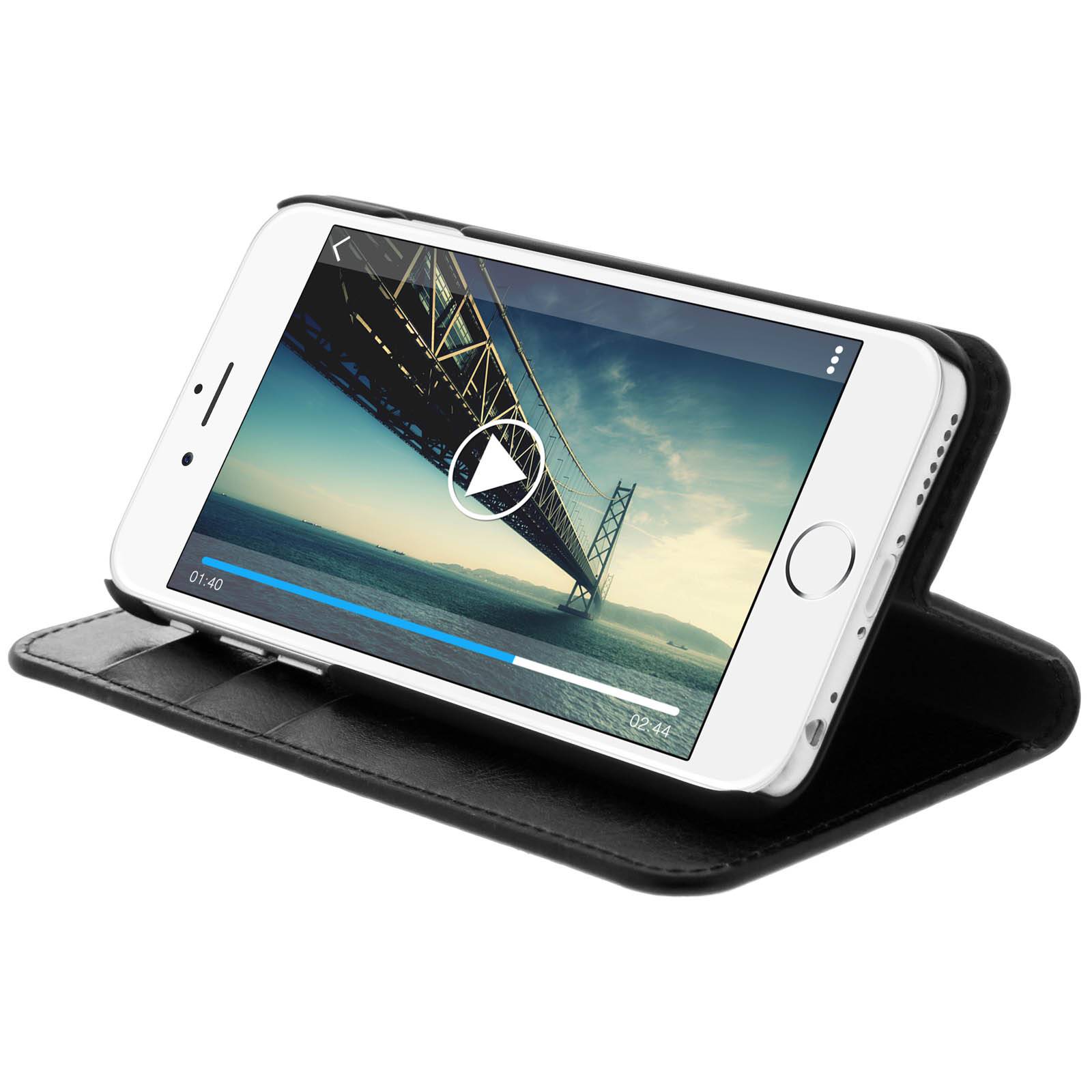 Étui pour iPhone 6 , pour iPhone 6s en simili cuir et finition surpiqué-3