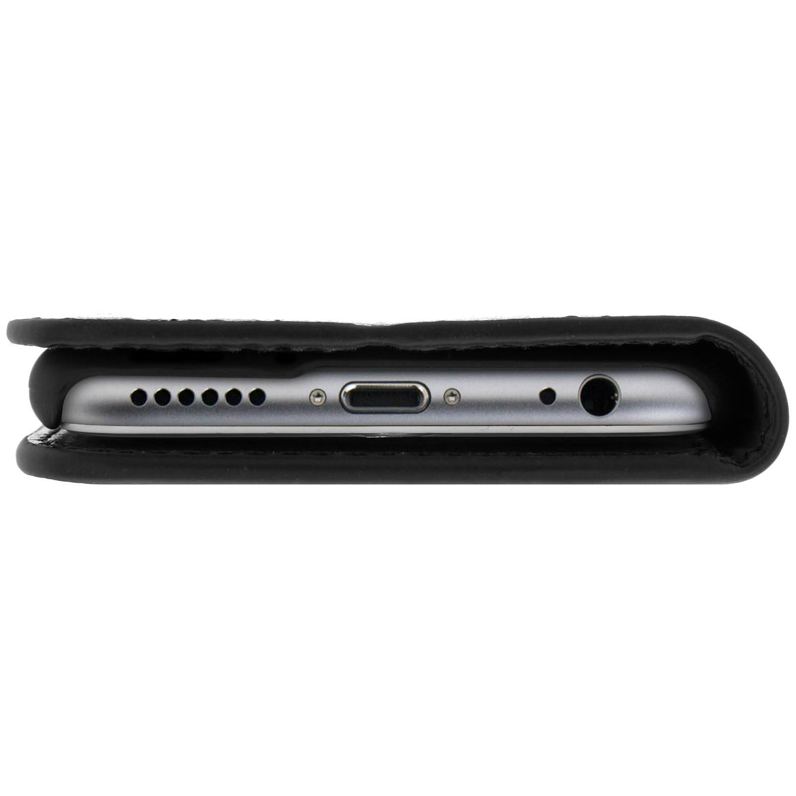 Étui pour iPhone 6 , pour iPhone 6s en simili cuir et finition surpiqué-4