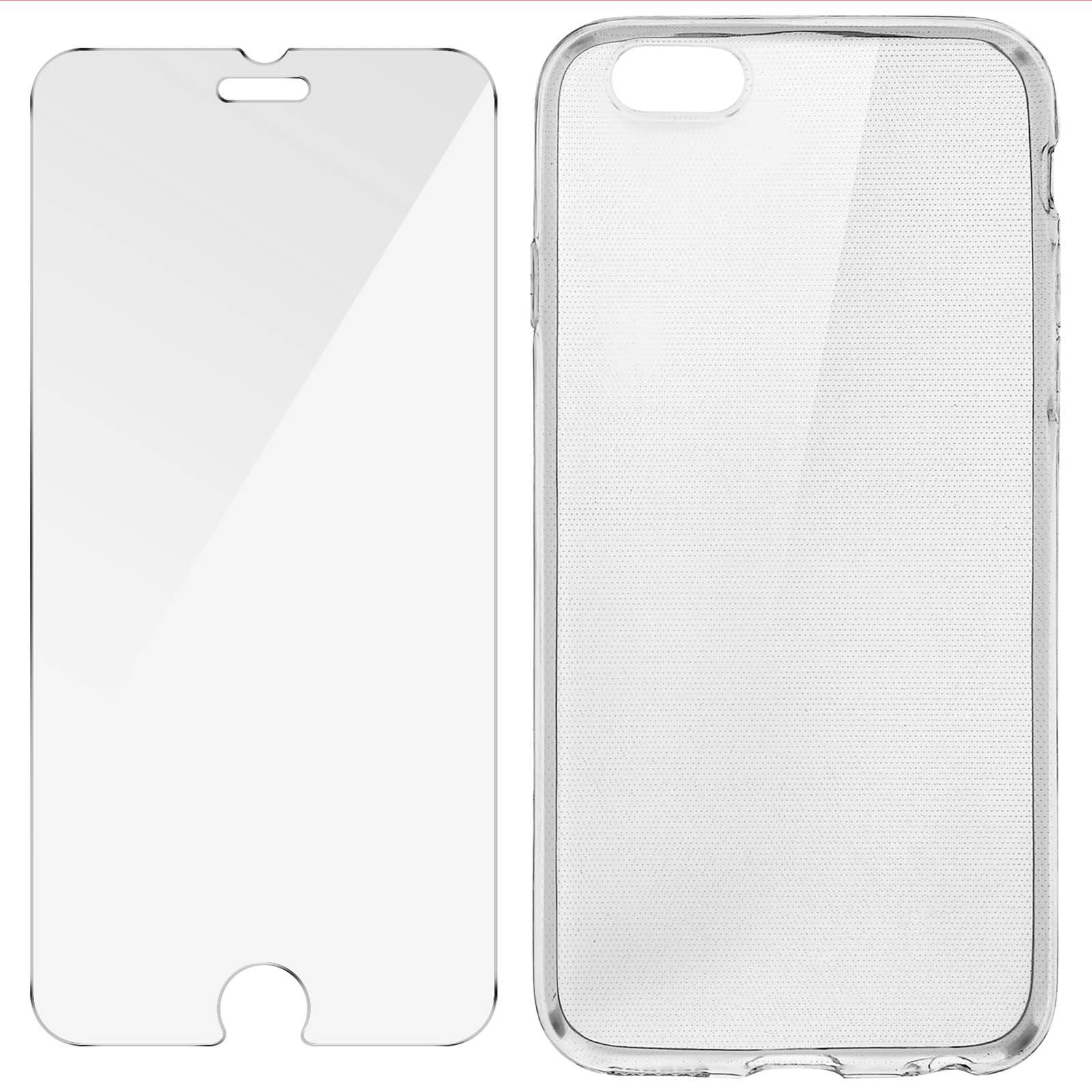 Coque Arrière + Film Verre Trempé Apple iPhone 6 / 6S-1