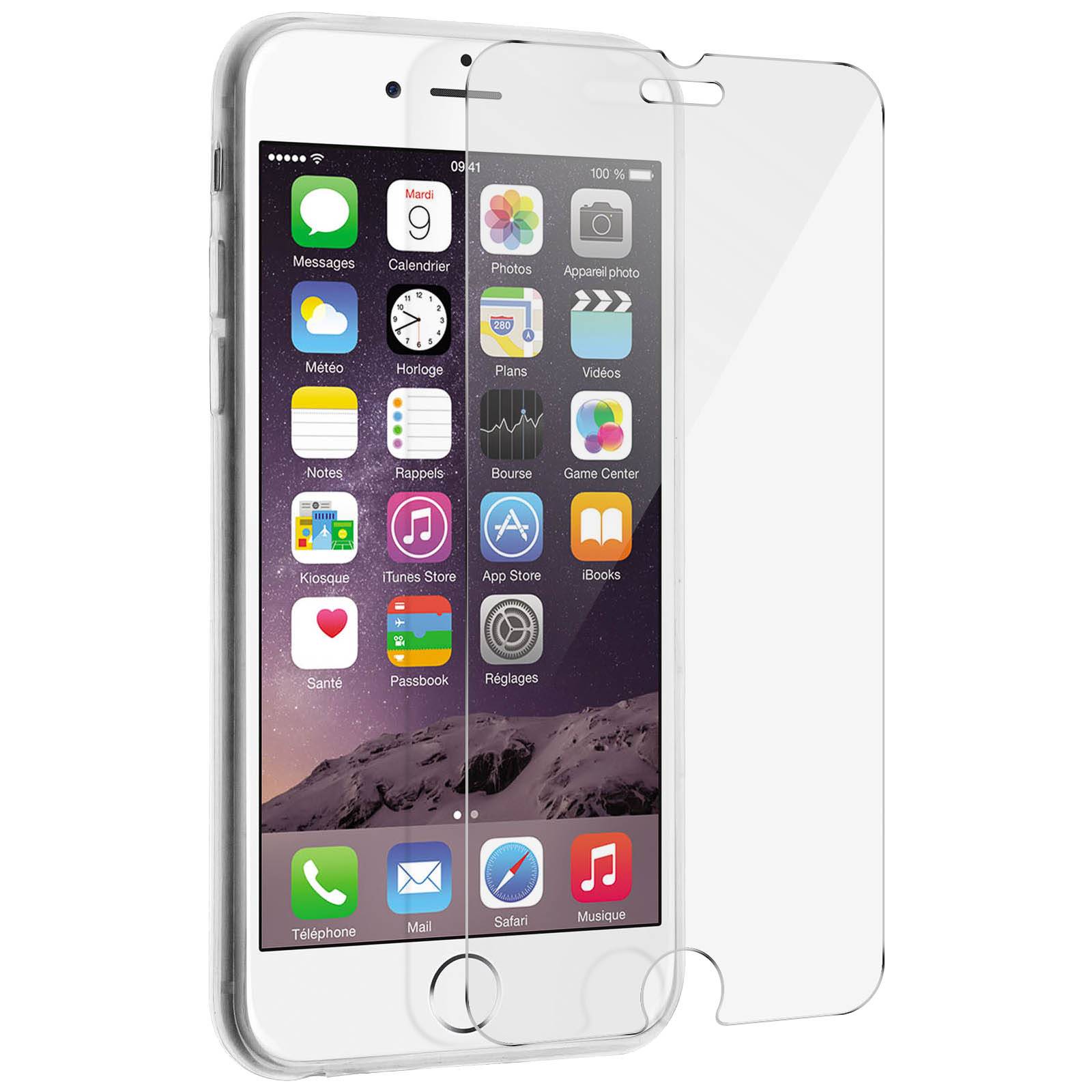 Coque Arrière + Film Verre Trempé Apple iPhone 6 / 6S-2