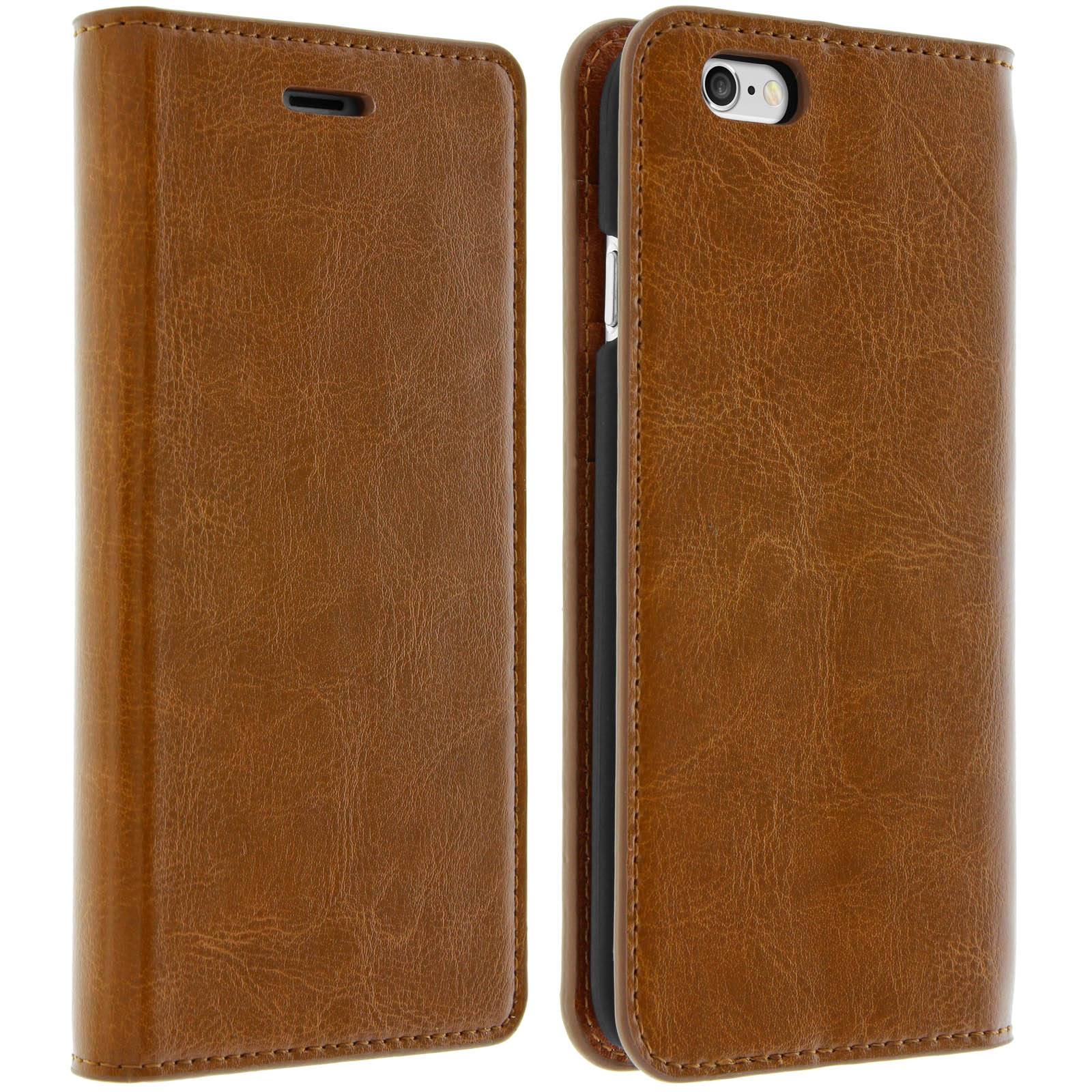 Étui pour iPhone 6 , iPhone 6s en cuir veritable et finition surpiqué-1