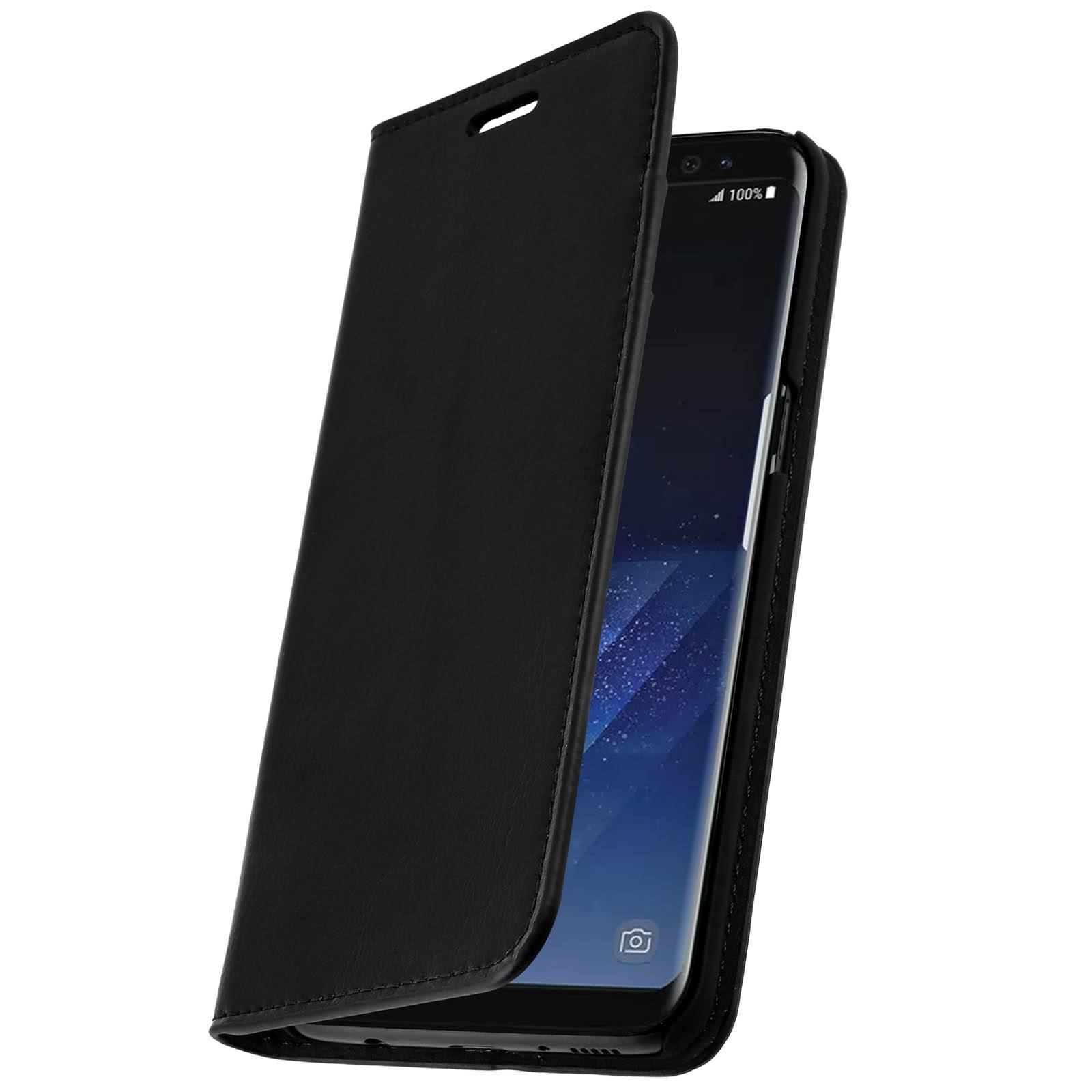 Housse Étui Portefeuille Cuir pour Samsung Galaxy S8 - Protection Intégrale-0