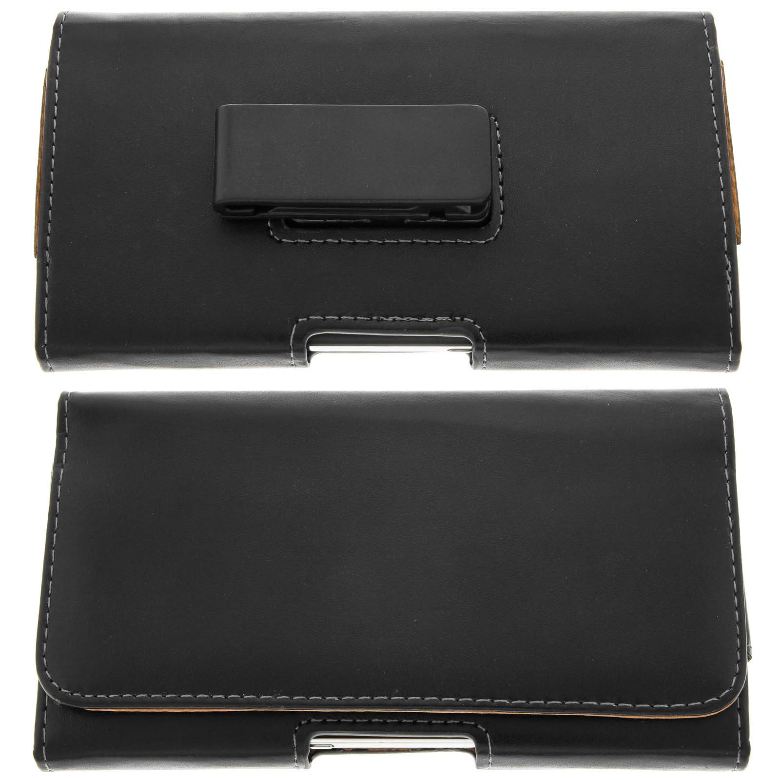 Étui Ceinture Horizontal pour Smartphone 5.3 à 5.5" Taille XXL avec Clip Rotatif-1
