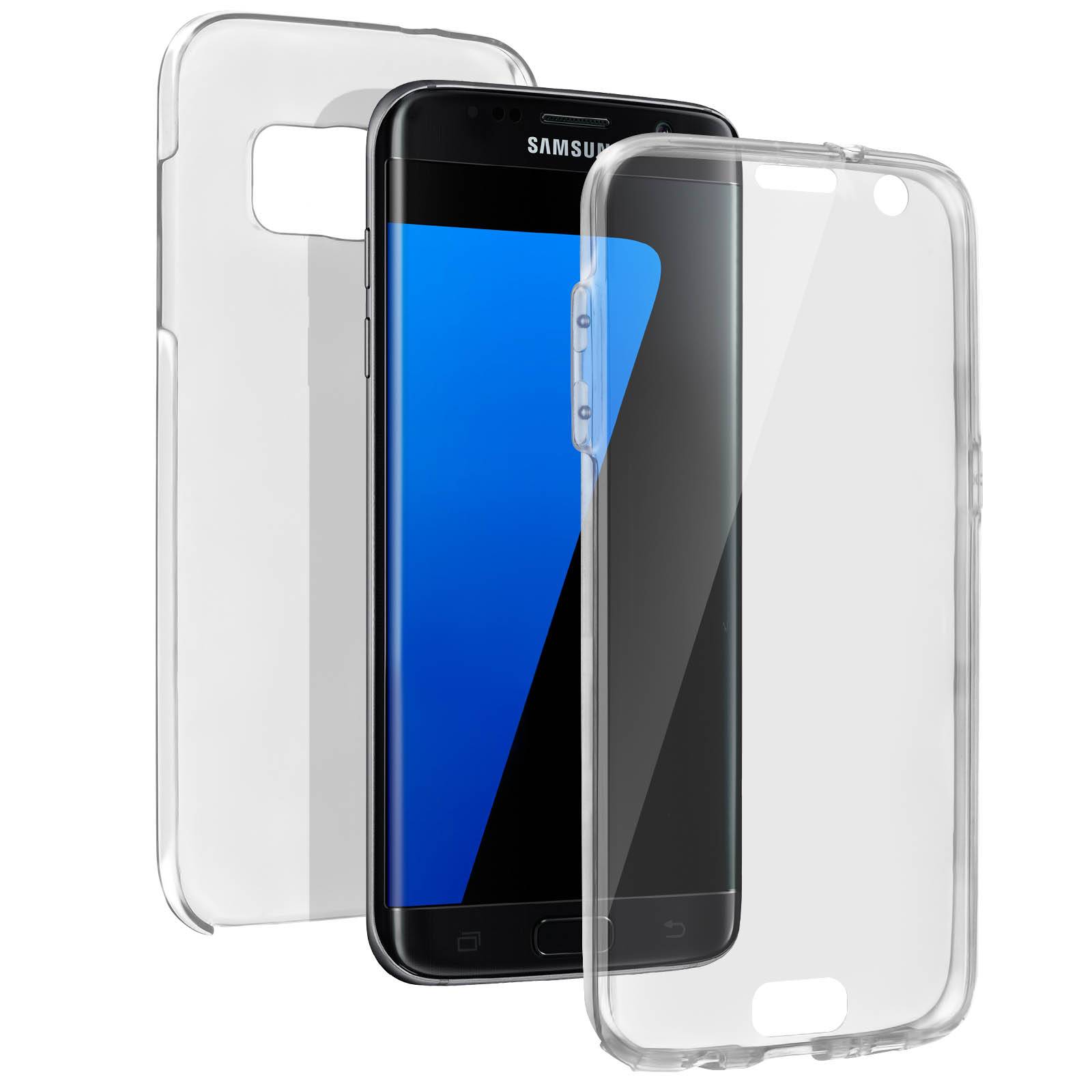 Coque Intégrale Samsung Galaxy S7 Edge - Protection Avant Arrière-0