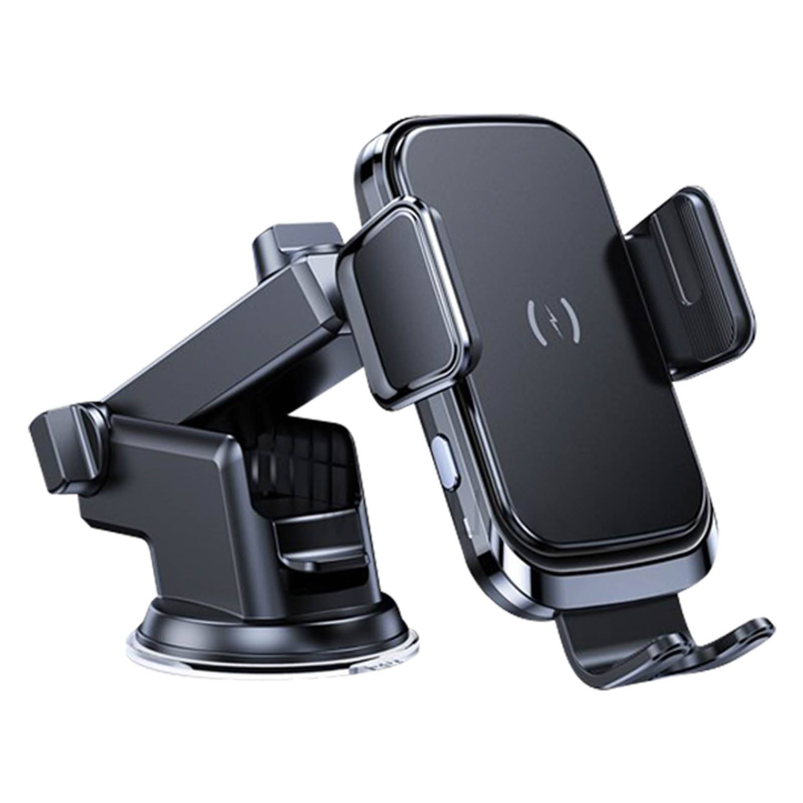 Support Voiture 2 en 1 Charge Qi Ventouse et Grille d'aération-1