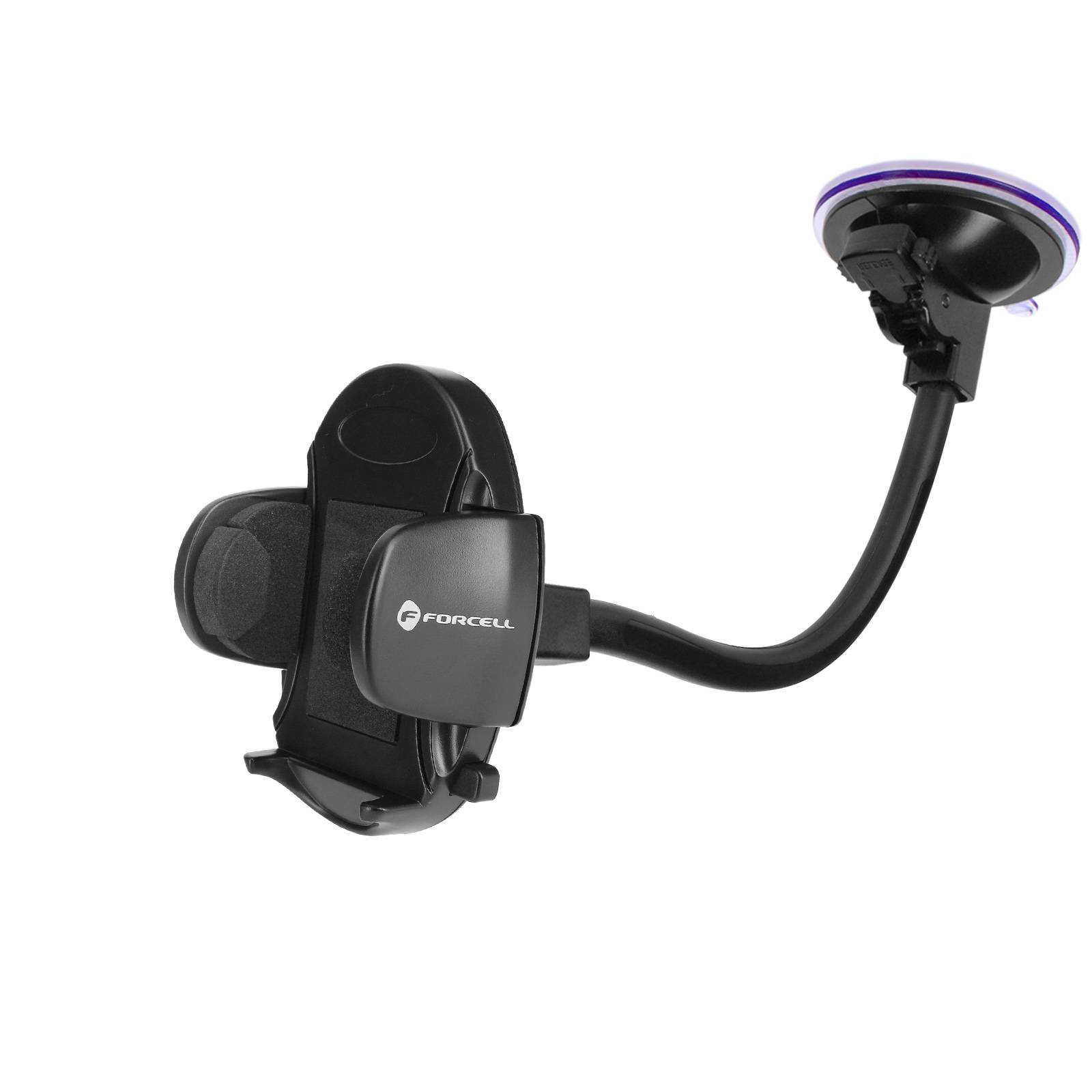 Support Voiture Smartphone Ovale Fixation à ventouse Bras long 27cm-0