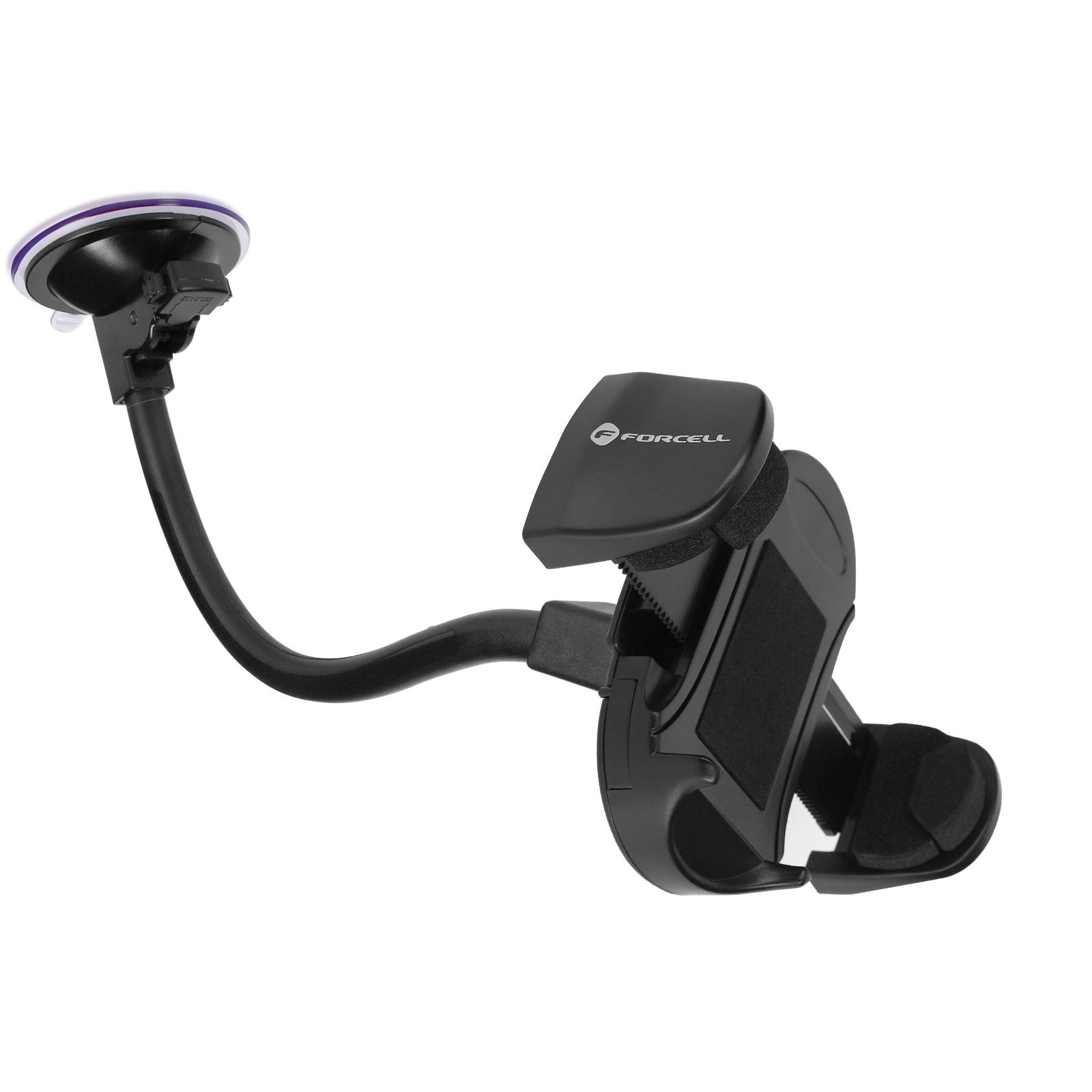 Support Voiture Smartphone Ovale Fixation à ventouse Bras long 27cm-1