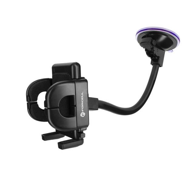 Support Voiture Smartphone Fixation à ventouse Bras long 27 cm