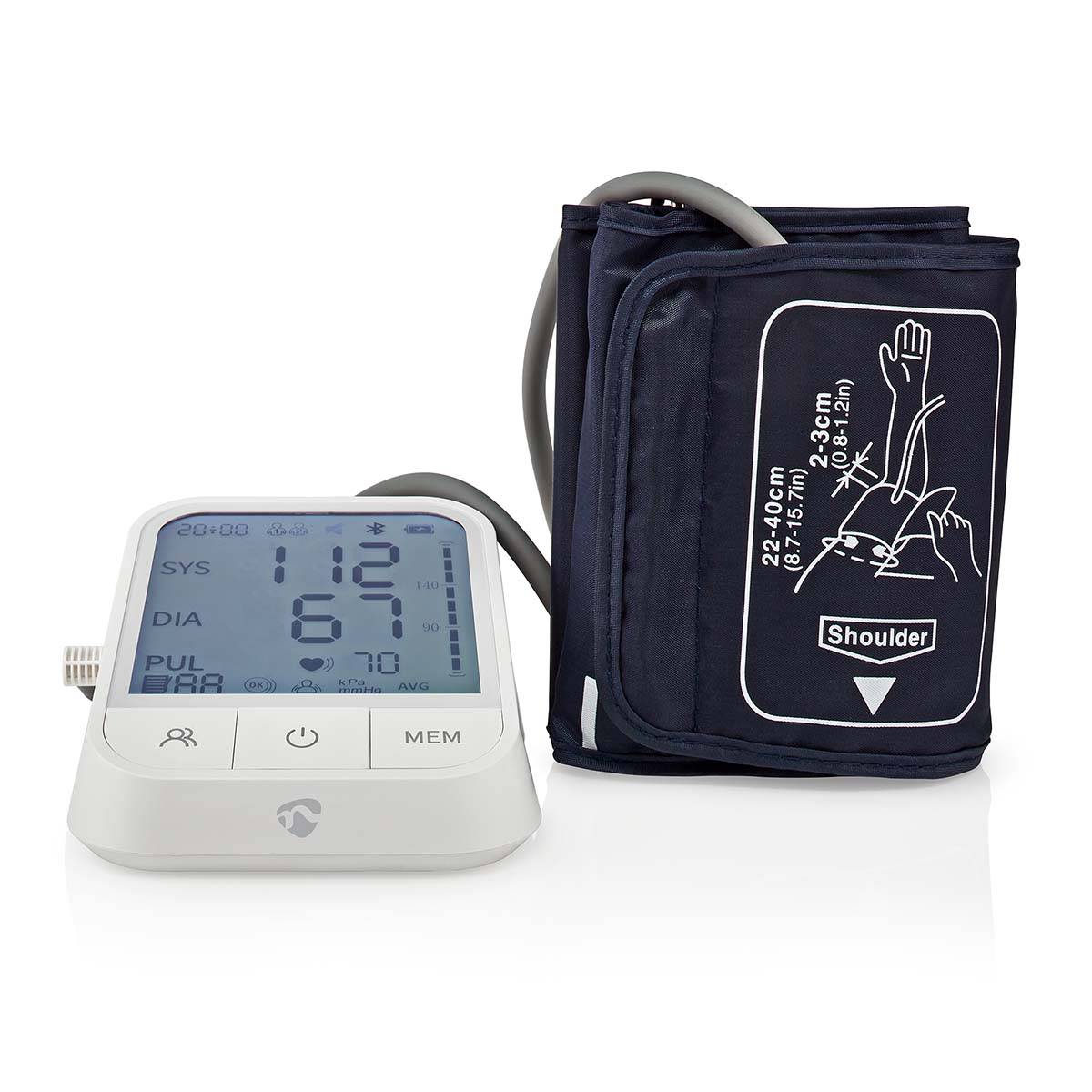 Tensiomètre Connecté Bluetooth SmartLife avec Écran LCD HD 4.3"-0