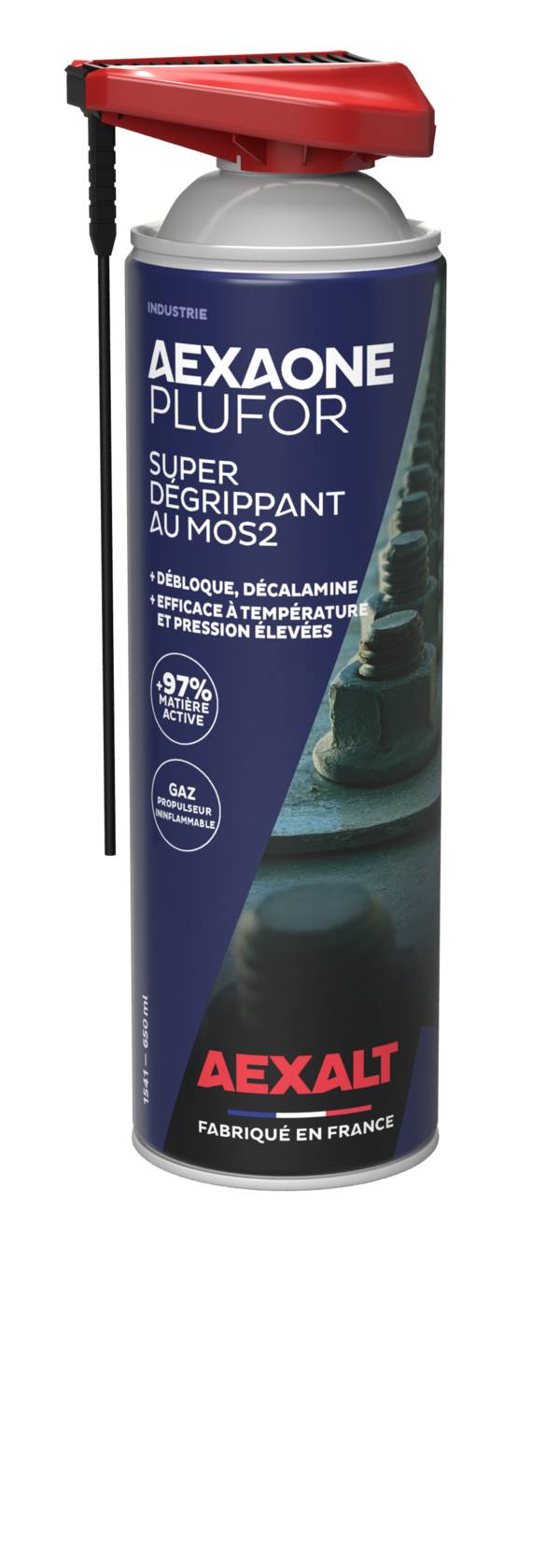 AEXAONE PLUFOR - Super dégrippant au MOS2 - 650 ml