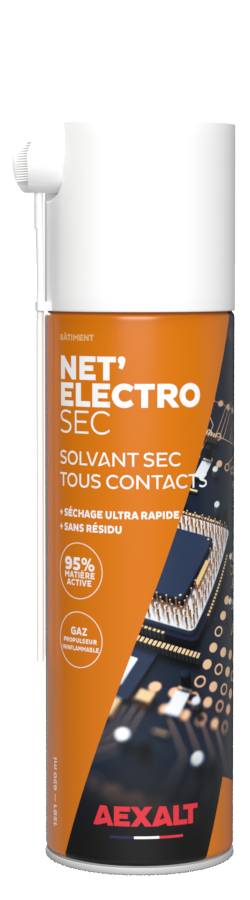 NET'ÉLECTRO SEC - Solvant sec tous contacts - 650 ml-0