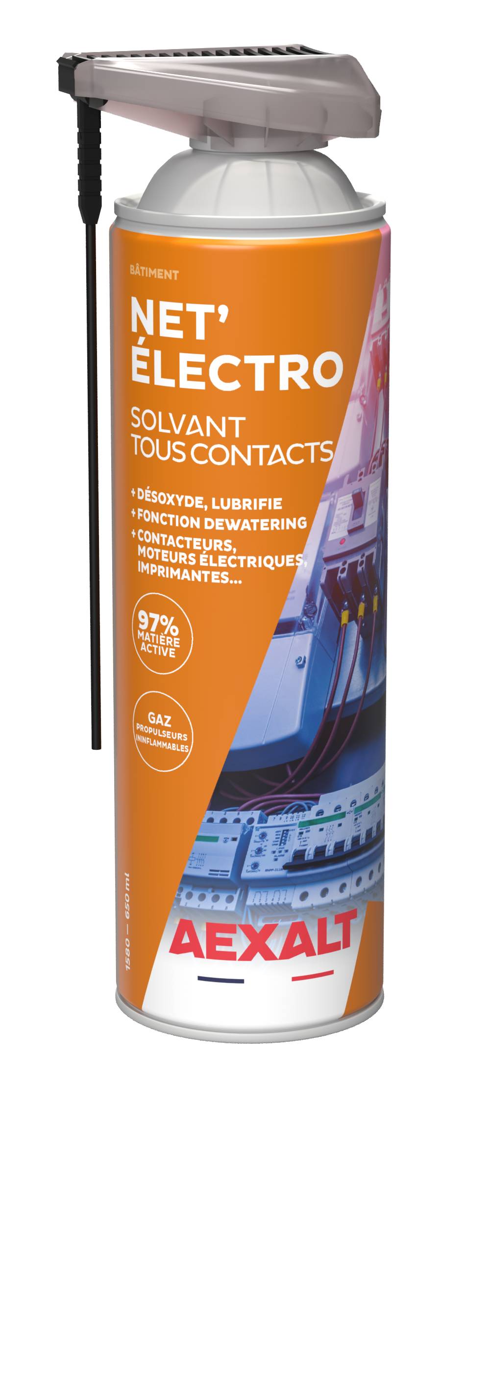 NET'ÉLECTRO - Solvant tous contacts - 650 ml-0
