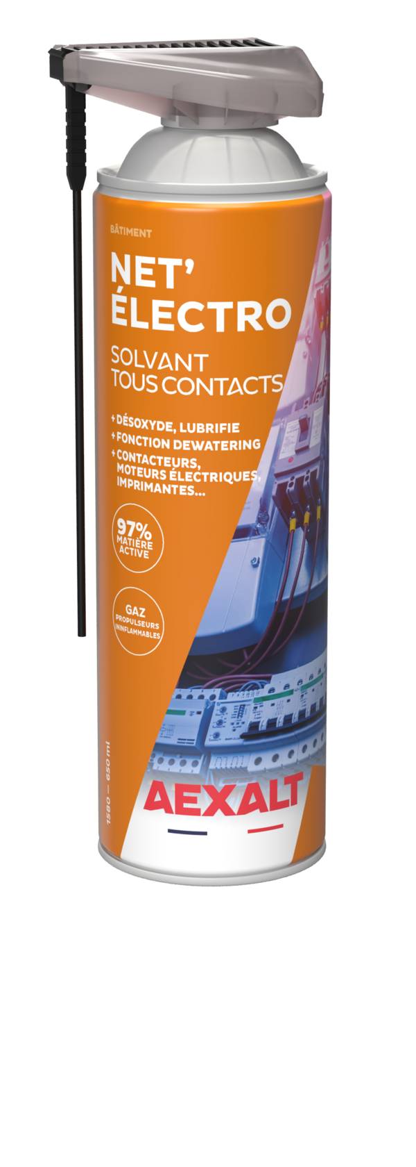 NET'ÉLECTRO - Solvant tous contacts - 650 ml
