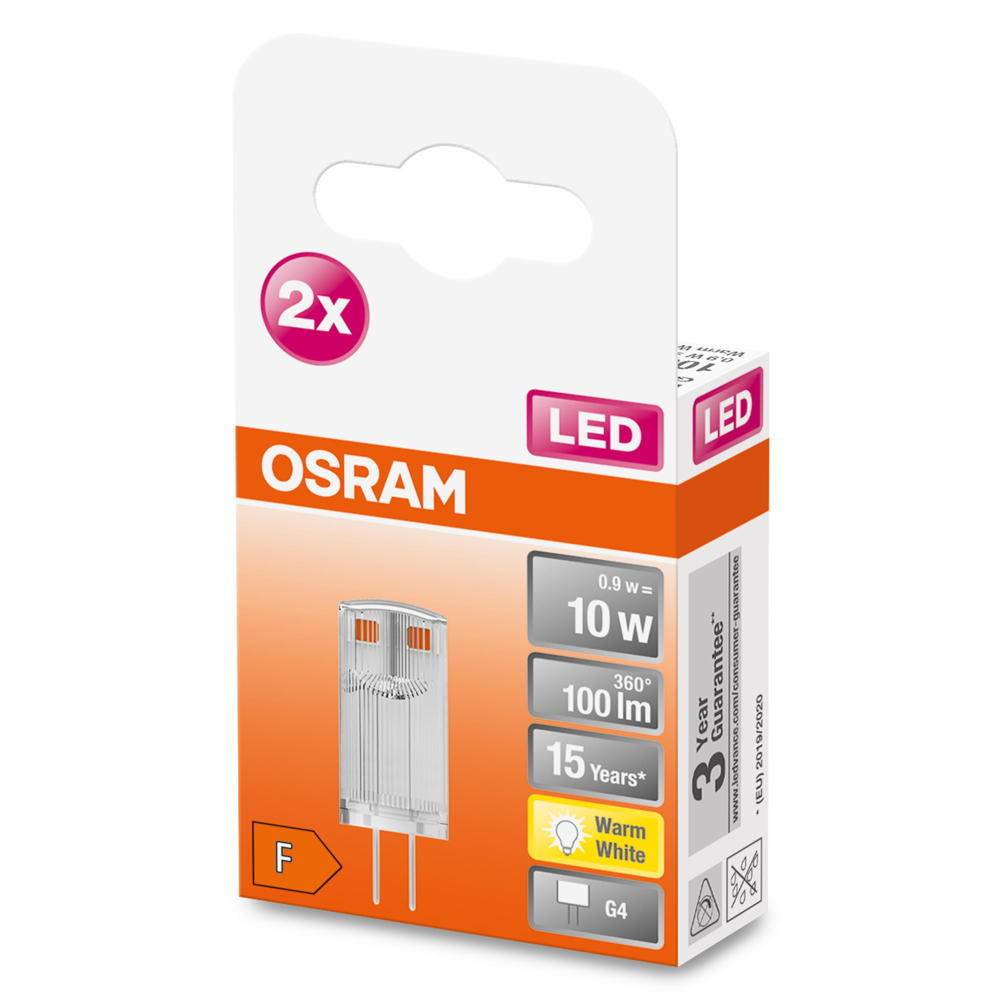 Led Capsule Clair 0.9w G4 Chaud Boite De 2 - Osram-2