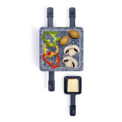 Appareil à raclette & pierre à griller pour 4 personnes 600W-1