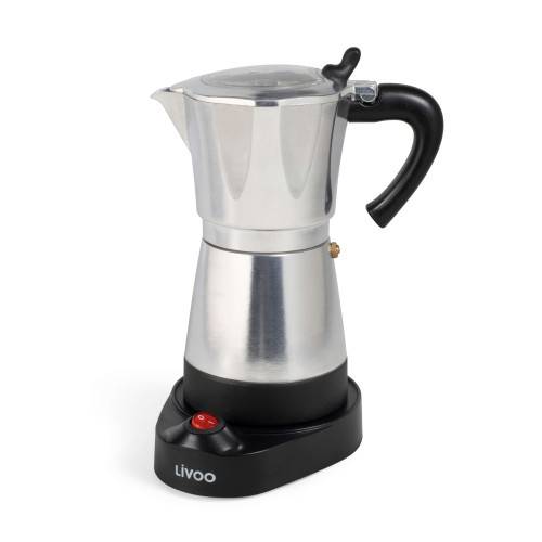 Cafetière italienne électrique acier 6 tasses-1