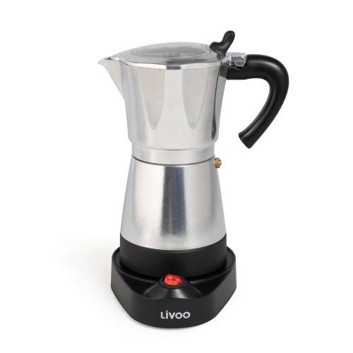 Cafetière italienne électrique acier 6 tasses-3