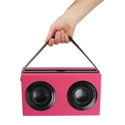 Enceinte Bluetooth nomade Rose pour tablettes tactiles-0