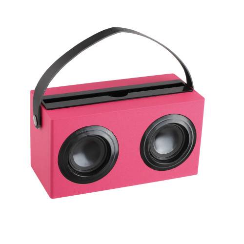 Enceinte Bluetooth nomade Rose pour tablettes tactiles-3