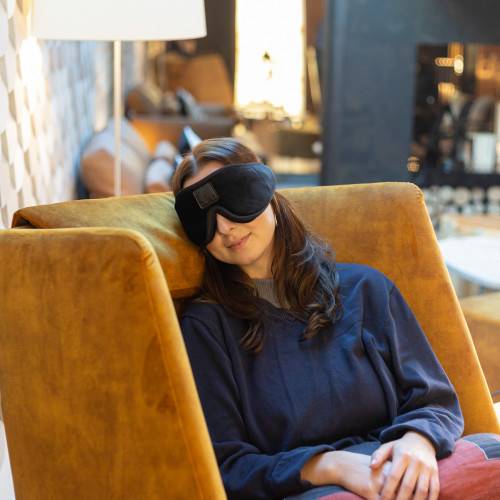 Masque de sommeil écouteurs Bluetooth-0