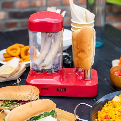 Machine à hot-dog rouge 340W-2