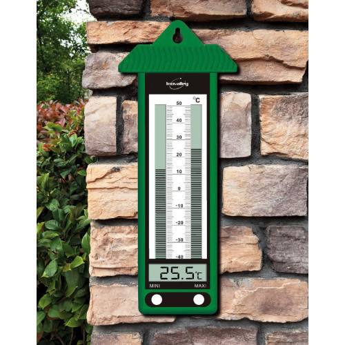 Thermomètre électronique MINI MAXI vert-1