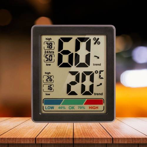 Thermomètre Hygromètre électronique Mini Maxi-0