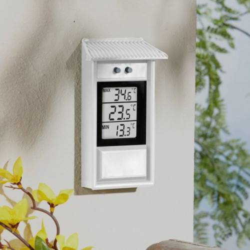 Thermomètre électronique MINI-MAXI blanc-2