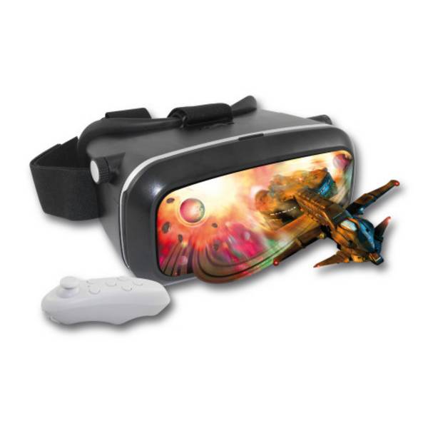 Lunettes réalité virtuelle 3D avec joystick Bluetooth INOVALLEY
