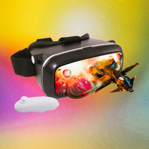 Lunettes réalité virtuelle 3D avec joystick Bluetooth INOVALLEY