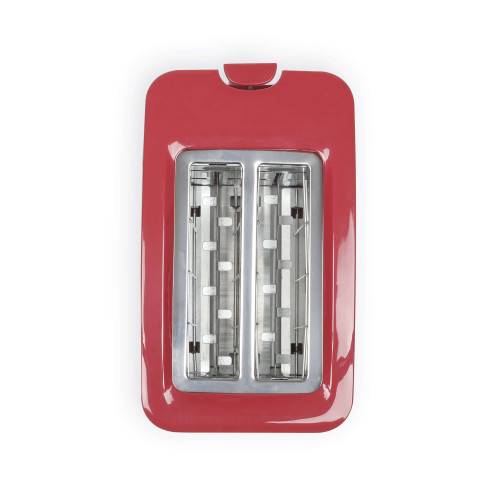 Grille-pain 2 fentes rouge 750W-1