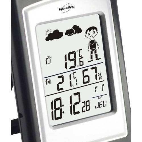 Station météo électronique LCD sans fil-1