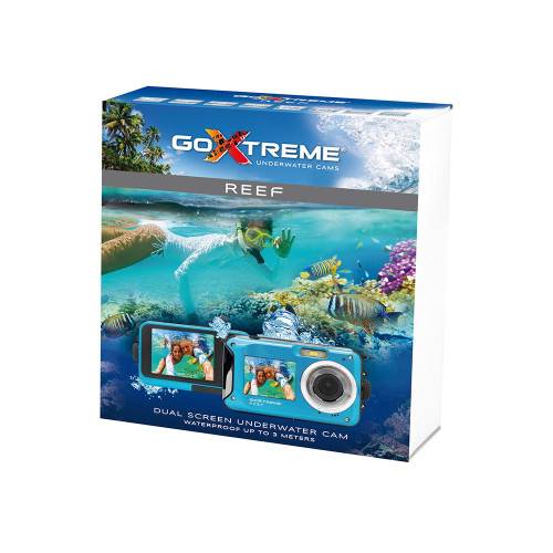 Appareil photo sous-marin EASYPIX 2 écrans GoXtrem Reef Bleu-1