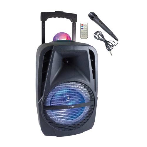 Enceinte trolley lumineuse KARAOKE 450W KARALIGHT-0