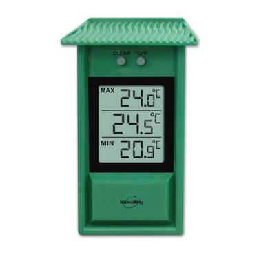 Thermomètre électronique MINI-MAXI vert