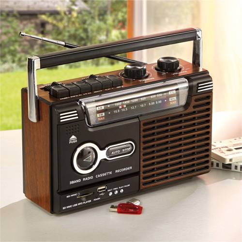 Radio-cassette USB look Rétro OLDSOUND-0