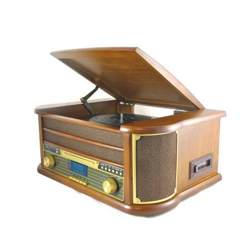 Chaîne Hifi Rétro multifonction DeLuxe-1