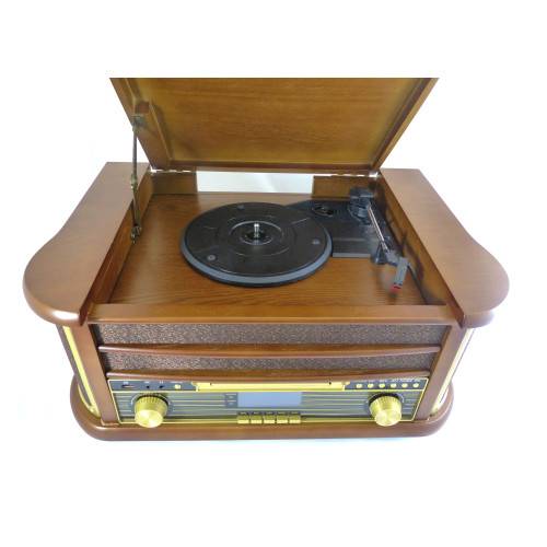 Chaîne Hifi Rétro multifonction DeLuxe-3
