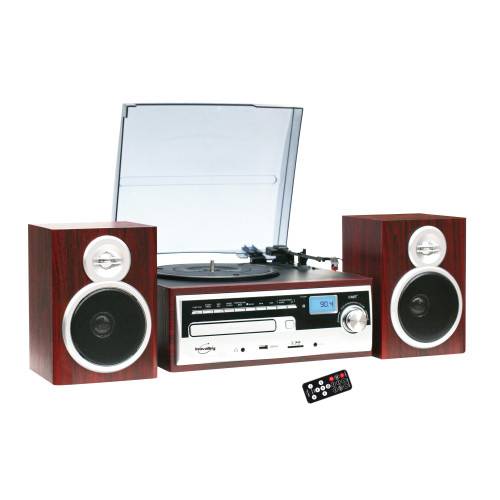 Platine vinyle Hifi RETRO multifonction-0