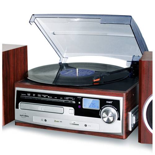 Platine vinyle Hifi RETRO multifonction-2